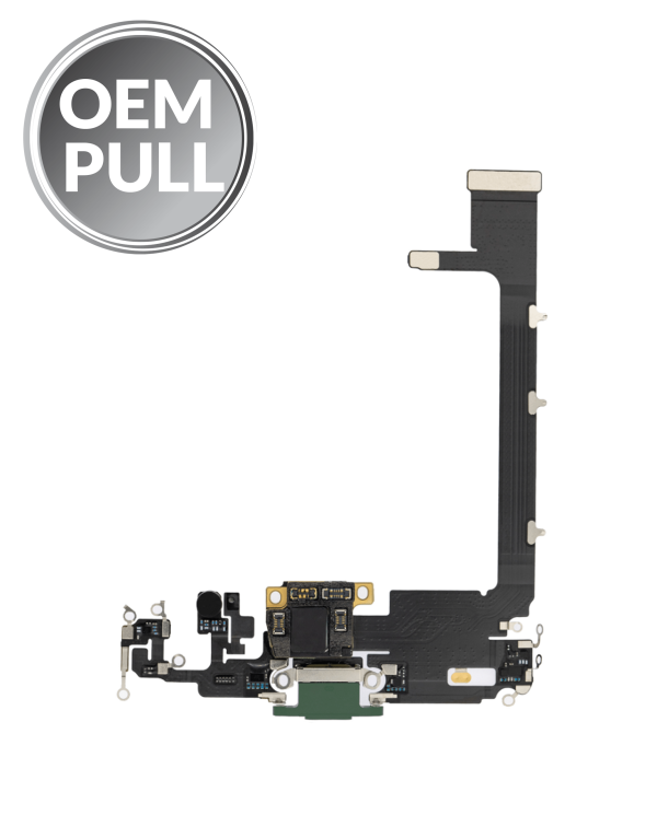 iPhone 11 Pro Max Charging Port Flex Cable (GREEN) (OEM Pull)