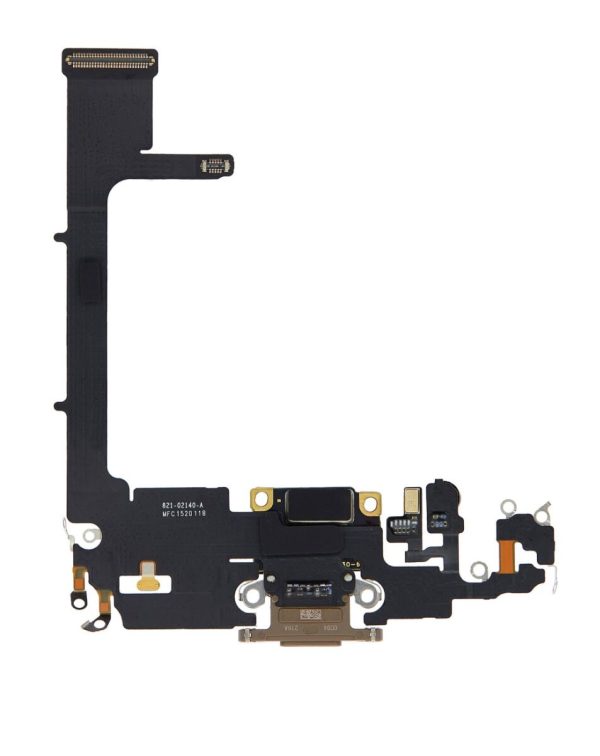 iPhone 11 Pro Charging Port Flex Cable (GOLD) (OEM Pull)