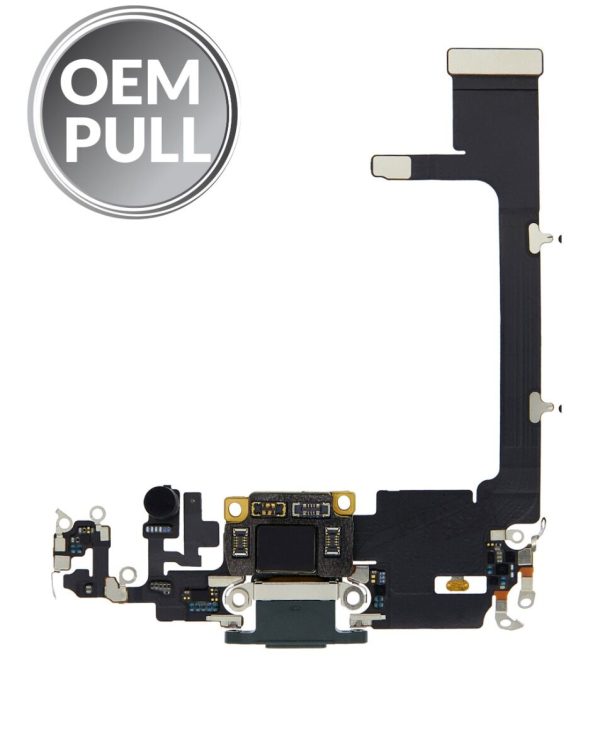 iPhone 11 Pro Charging Port Flex Cable (GREEN) (OEM Pull)