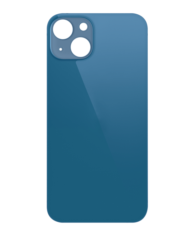 iPhone 13 Bigger Camera Hole Back Glass (NO LOGO) (BLUE)