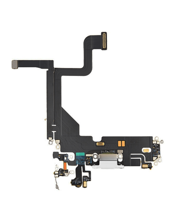 iPhone 13 Pro Charging Port Flex Cable (SILVER) (Premium)