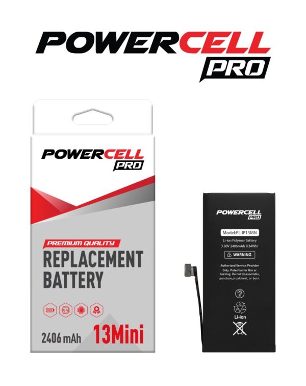 GatherStock iPhone 13 Mini Replacement Battery (2406 mAh)