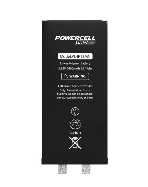 GatherStock MSR iPhone 13 Mini Replacement Battery (Micro Soldering Required) (2406 mAh)