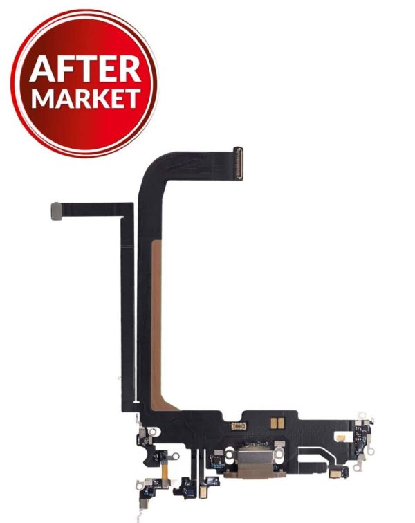 iPhone 13 Pro Max Charging Port Flex Cable (GOLD) (Aftermarket)