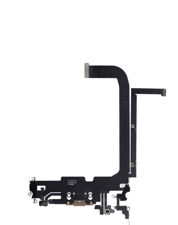 iPhone 13 Pro Max Charging Port Flex Cable (GOLD) (Aftermarket)