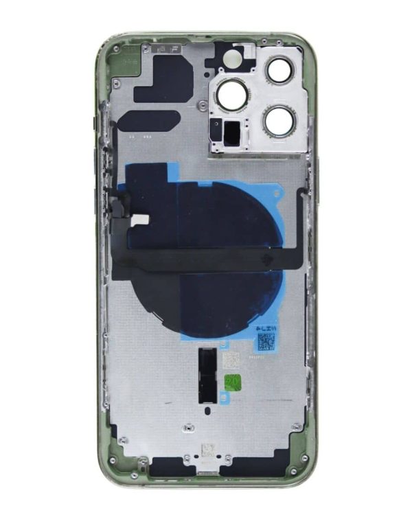 iPhone 13 Pro Back Housing Frame w/ Small Components Pre-Installed (NO LOGO) (GREEN)