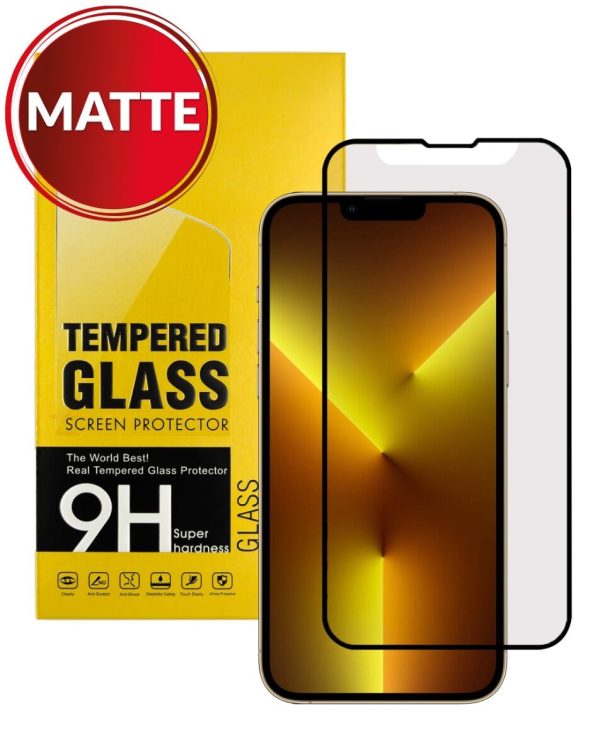 iPhone 13 Pro Max / 14 Plus Matte Tempered Glass (2.5D / 1 Piece)