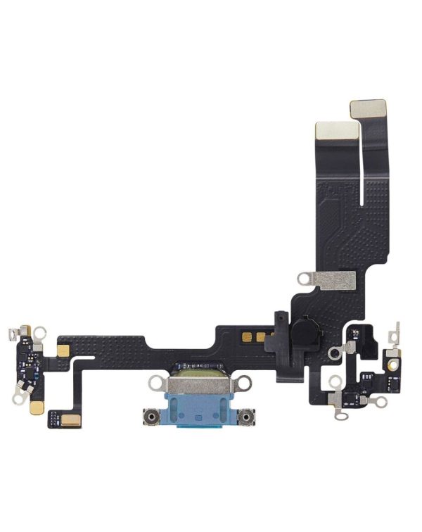 iPhone 14 Charging Port Flex Cable (BLUE) (Aftermarket)