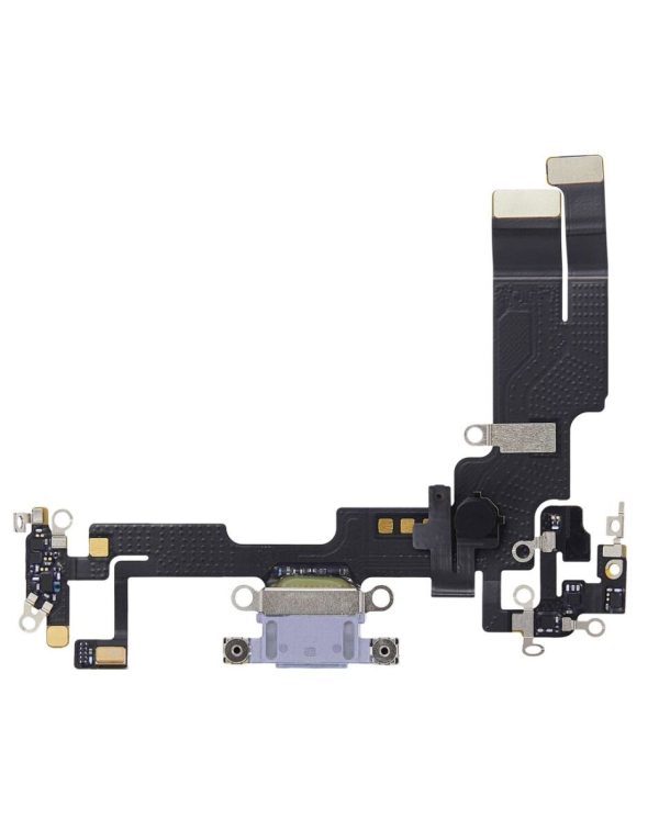 iPhone 14 Charging Port Flex Cable (DEEP PURPLE) (Aftermarket)