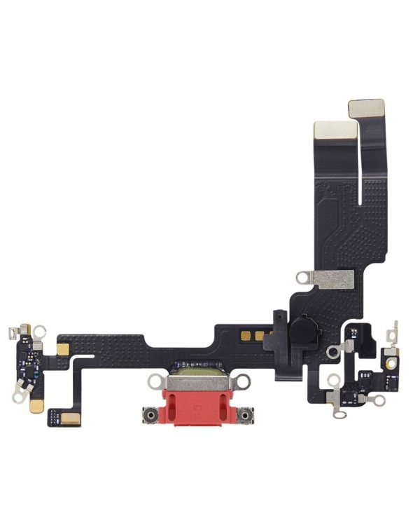 iPhone 14 Charging Port Flex Cable (RED) (Aftermarket)