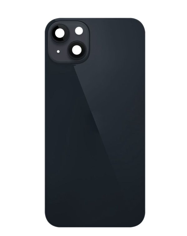 iPhone 14 Back Glass (Bigger Camera Hole) (NO LOGO) (BLACK)