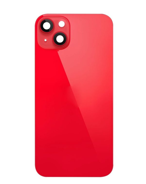 iPhone 14 Back Glass (Bigger Camera Hole) (NO LOGO) (RED)