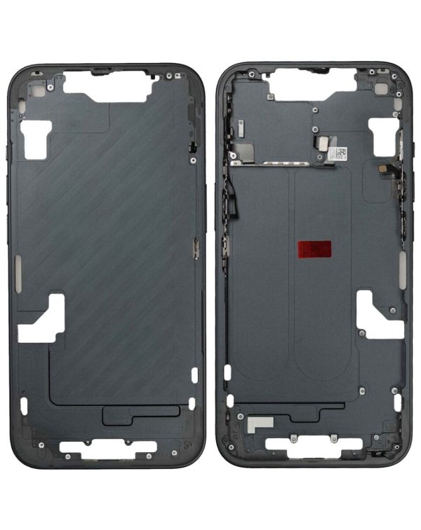 iPhone 14 Mid Frame w/Small Parts (BLACK)