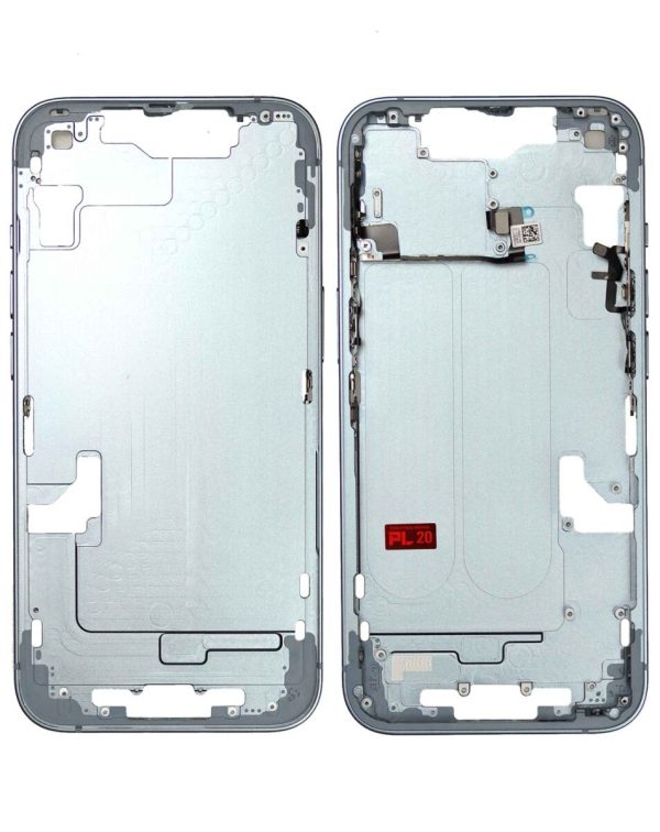 iPhone 14 Mid Frame w/Small Parts (BLUE)