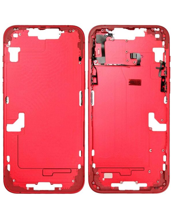 iPhone 14 Plus Mid Frame w/Small Parts (RED)