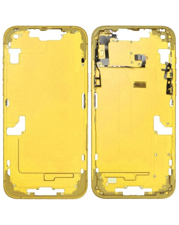 iPhone 14 Plus Mid Frame w/Small Parts (YELLOW)