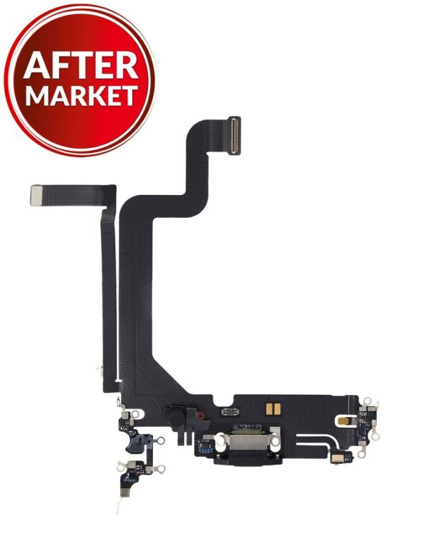 iPhone 14 Pro Charging Port Flex Cable (SPACE BLACK) (Aftermarket)