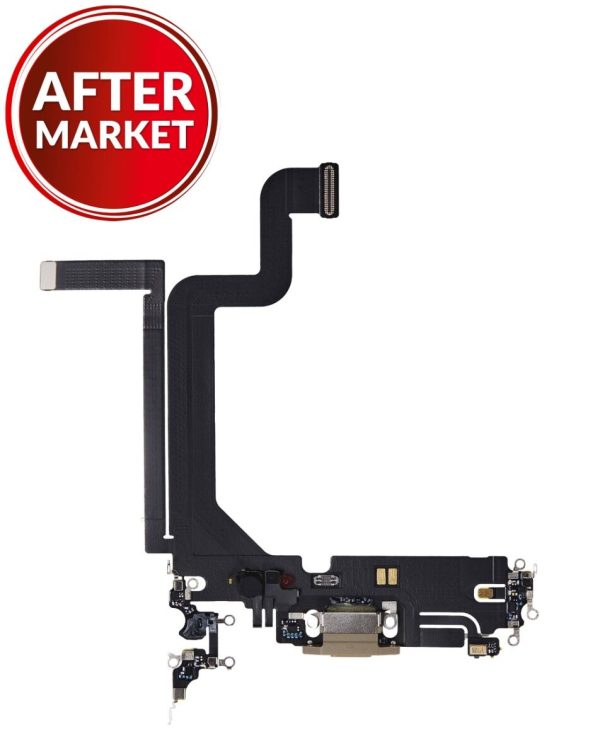 iPhone 14 Pro Max Charging Port Flex Cable (GOLD) (Aftermarket)