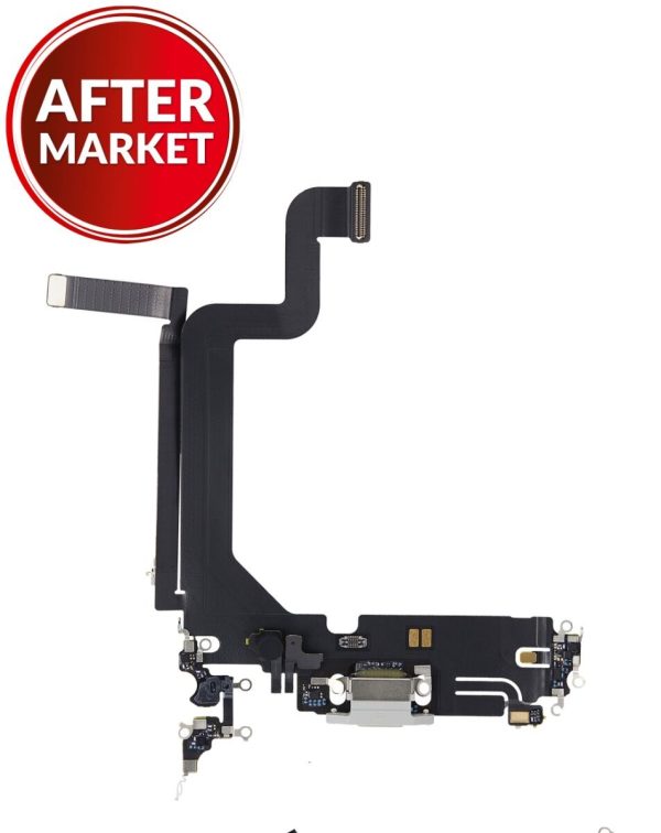 iPhone 14 Pro Max Charging Port Flex Cable (SILVER) (Aftermarket)