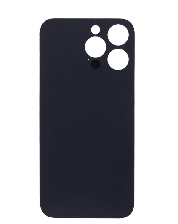 iPhone 14 Pro Max Back Glass (Bigger Camera Hole) (NO LOGO) (SPACE BLACK)