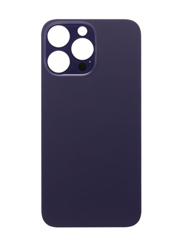 iPhone 14 Pro Max Back Glass (Bigger Camera Hole) (NO LOGO) (DEEP PURPLE)