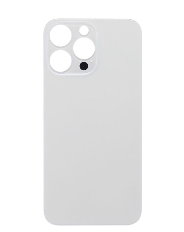 iPhone 14 Pro Back Glass (Bigger Camera Hole) (NO LOGO) (WHITE)