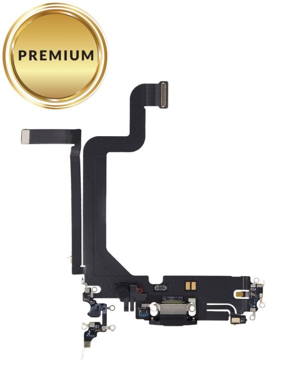 iPhone 14 Pro Charging Port Flex Cable (SPACE BLACK) (Premium)