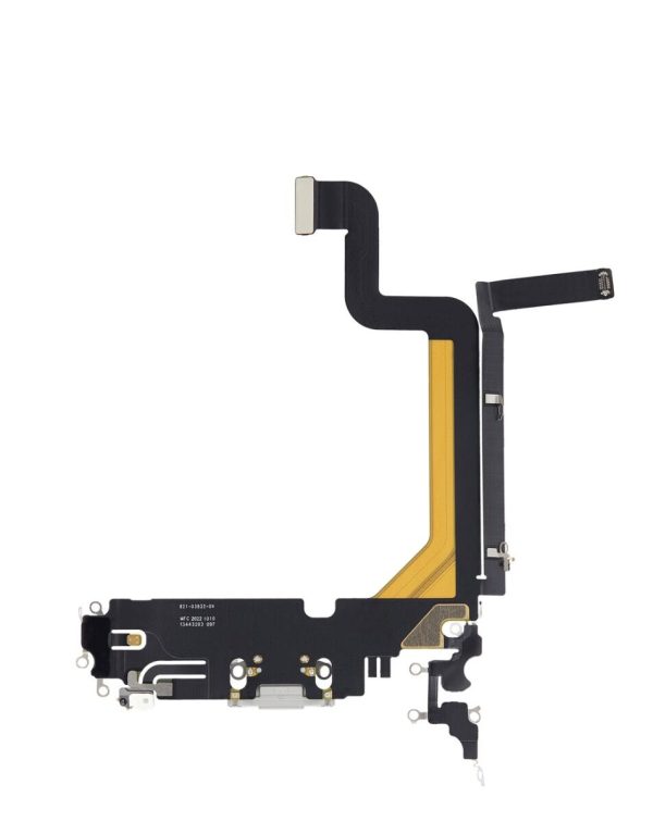 iPhone 14 Pro Charging Port Flex Cable (SILVER) (Aftermarket)