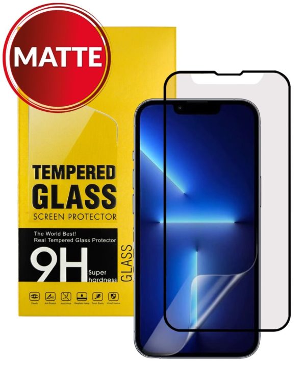 iPhone 13 / 13 Pro / 14 Matte Tempered Glass (2.5D / 1 Piece)