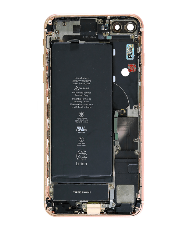 iPhone 8 Plus Back Housing w/ Small Parts & Battery (ROSE GOLD) (OEM Pull B Grade)