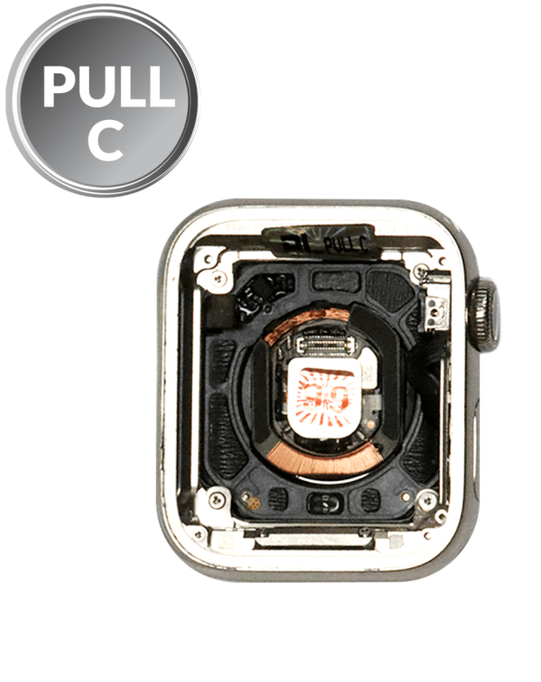 iWatch (40mm) Series 4 Housing (GPS & Cellular / Small Components) (SILVER) (OEM Pull C Grade)