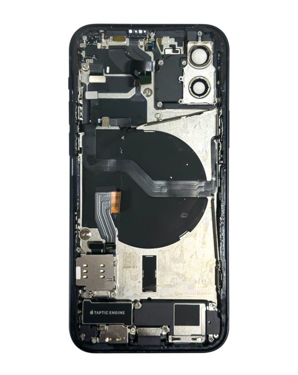 iPhone 12 Back Housing w/Small Parts (GRAPHITE) (OEM Pull C Grade)