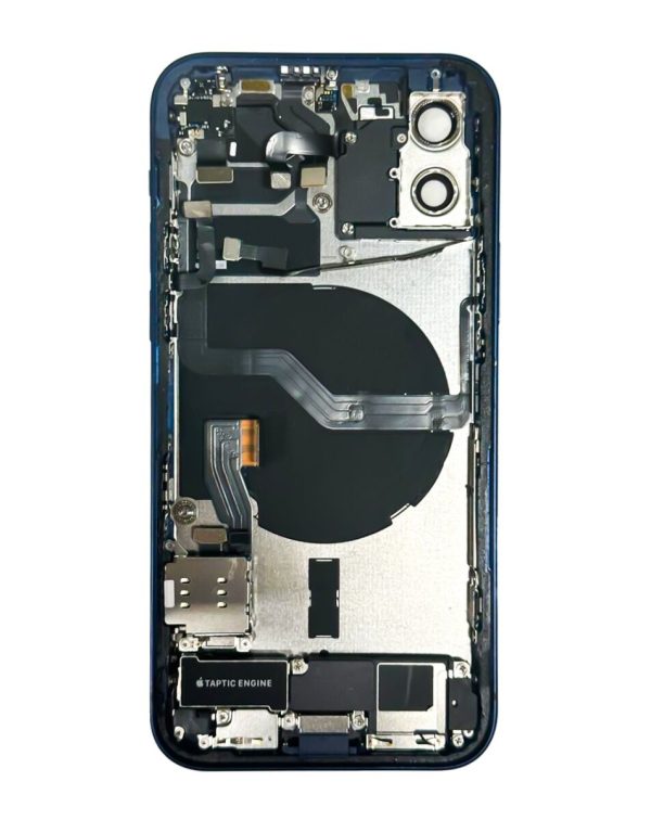 iPhone 12 Back Housing w/Small Parts (BLUE) (OEM Pull C Grade)