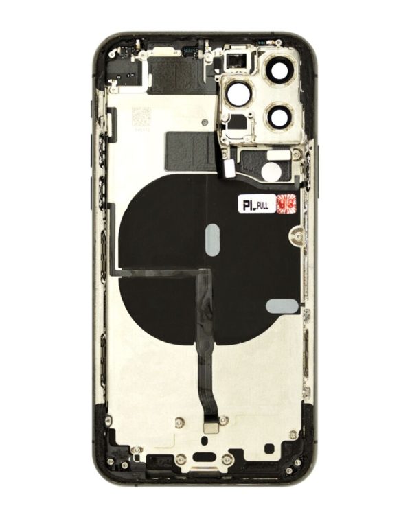 iPhone 11 Pro Back Housing w/ Small Parts (BLACK) (OEM Pull D Grade)