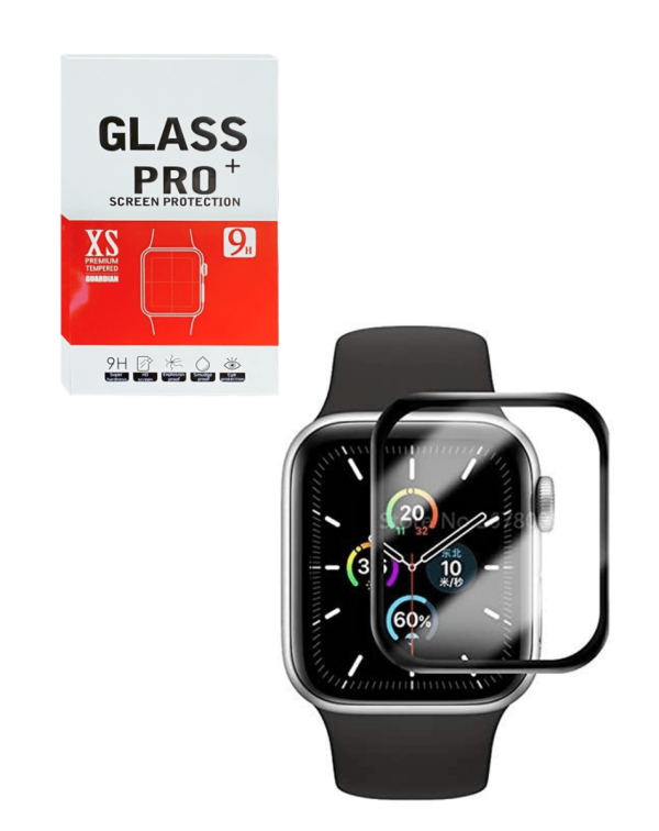 iWatch (45mm) Series 7 / Series 8 Premium Quality Full Glue Tempered Glass (3D Curve / 1 Piece)