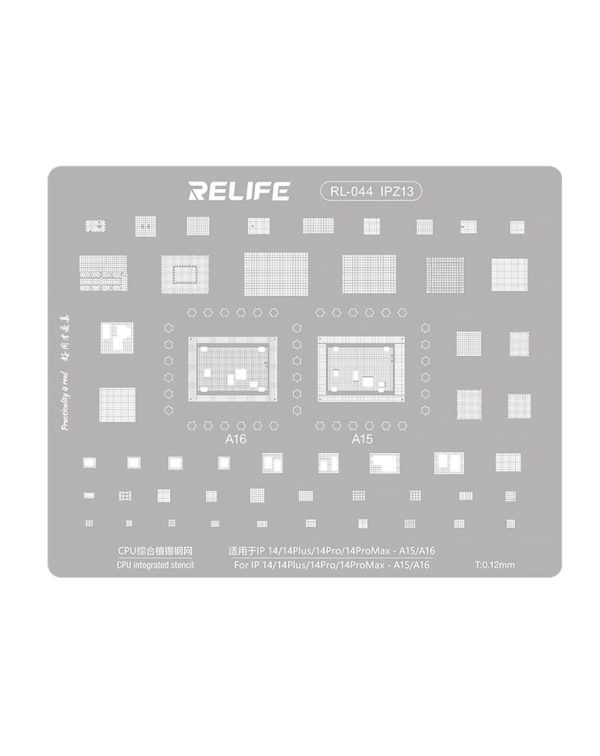 RELIFE RL-044 IPZ13 A15 A16 CPU Stencil For iPhone 14 Series