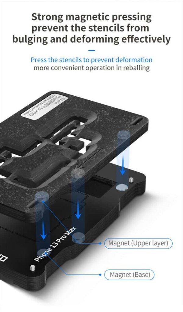 Qianli 4 in 1 Middle Frame Reballing Platform 13/13 Pro/13 Pro Max/13 Mini