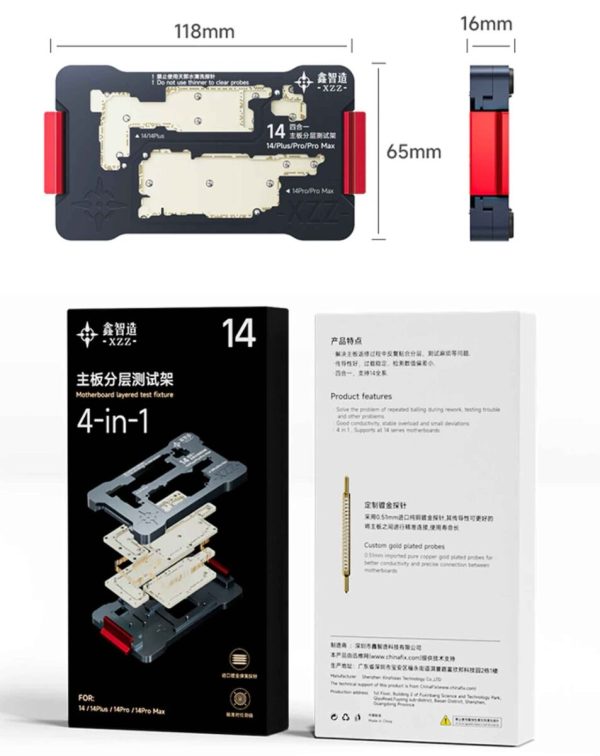 XinZhiZao Motherboard Layered Test Rack 14 / 14 Pro / 14 Pro Max / 14 Plus