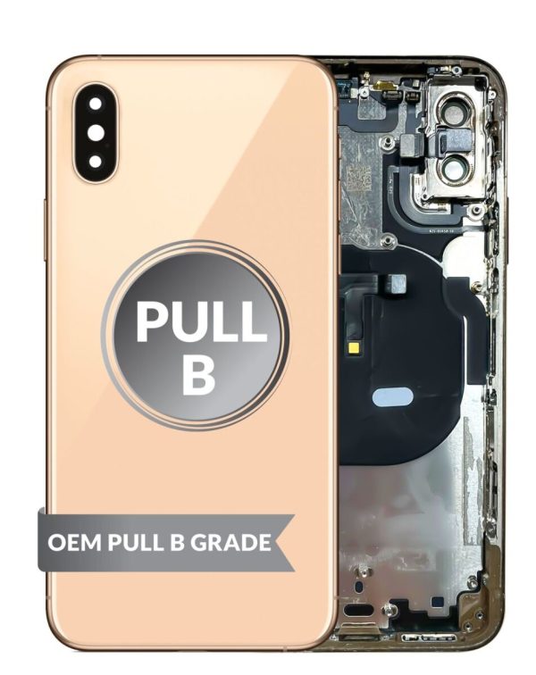 iPhone XS Back Housing w/ Small Parts (GOLD) (OEM Pull B Grade)