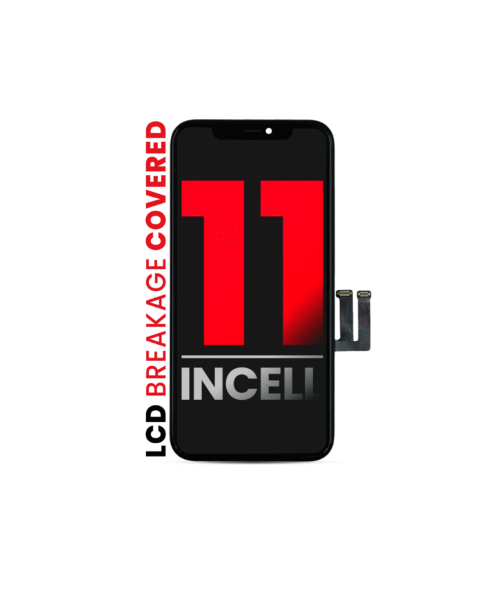 iPhone 11 LCD with Pre-Installed Steel Plate - Aftermarket / Incell Compatible