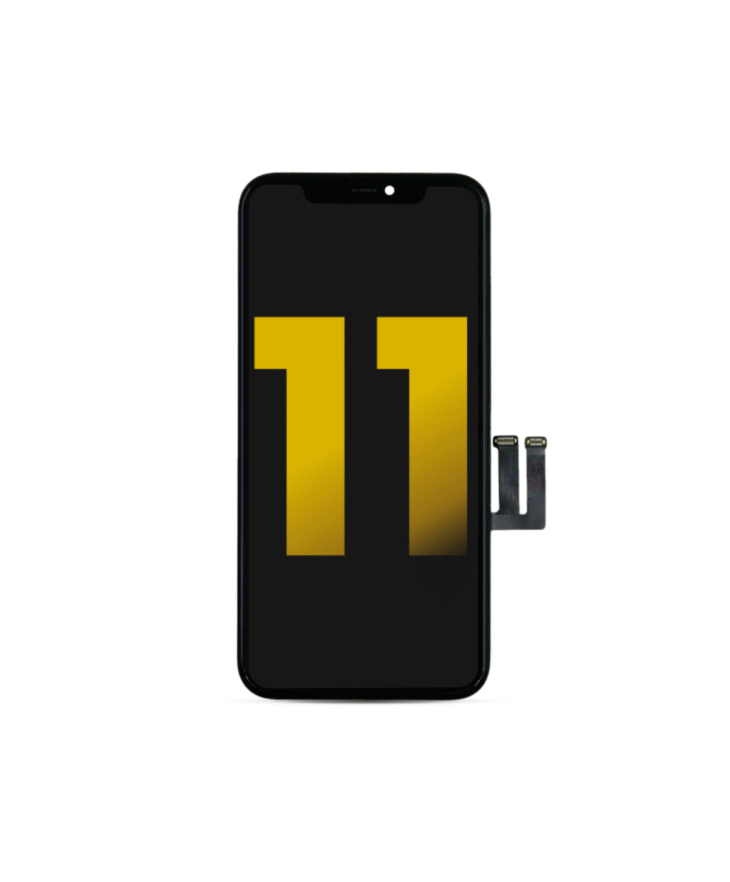 LCD Assembly With Steel Plate Pre-Installed Compatible For IPhone 11 (Premium)