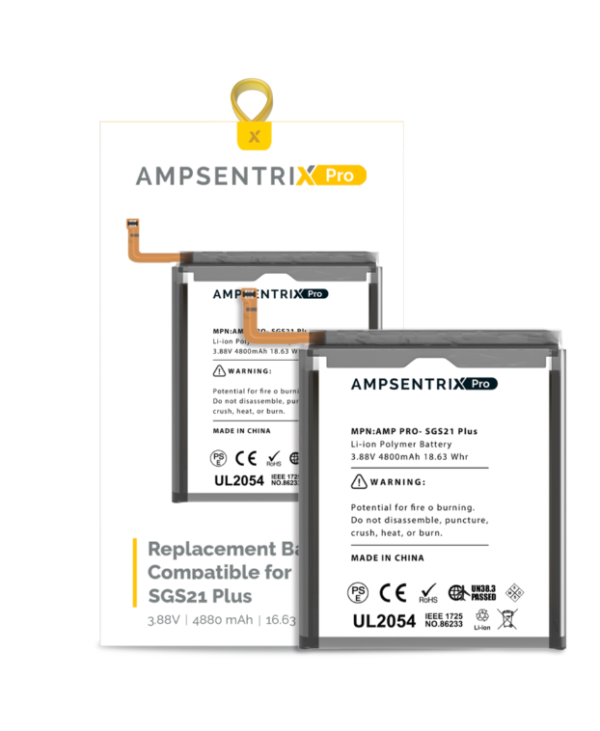 Replacement Battery Compatible For Samsung Galaxy S21 Plus (AmpSentrix Pro)