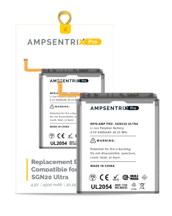 Replacement Battery Compatible For Samsung Galaxy Note 20 Ultra (AmpSentrix Pro)