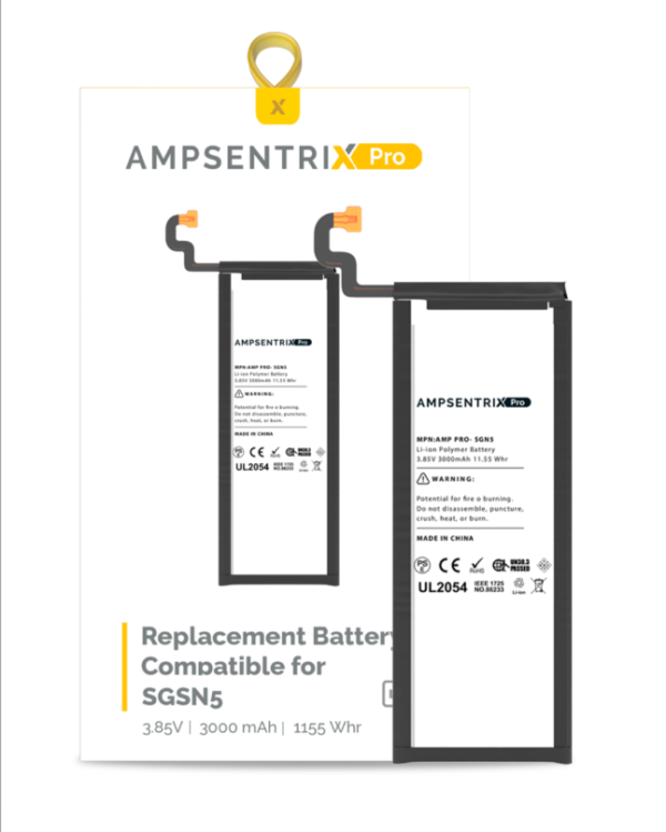 Replacement Battery Compatible For Samsung Galaxy Note 5 (AmpSentrix Pro)