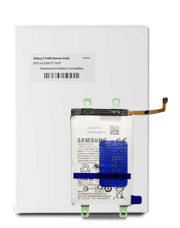 Replacement Battery Compatible For Samsung Galaxy Z Fold 5 (Main Battery) (EB-BF946ABY) (Service Pack)