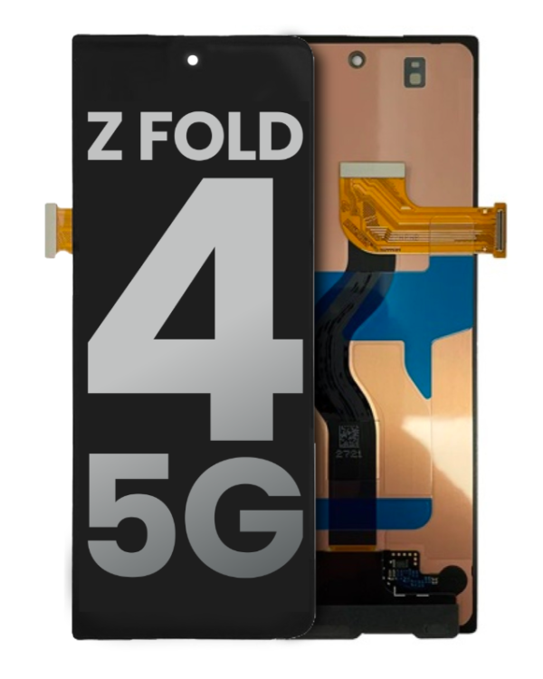 Outer OLED Assembly Without Frame Compatible For Samsung Galaxy Z Fold 4 5G (Used OEM Pull: Grade B/C) (All Colors)