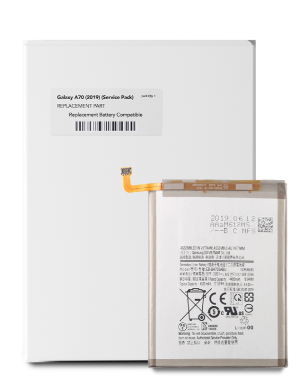 Replacement Battery Compatible For Samsung Galaxy A70 (A705 / 2019) (EB-BA705ABU) (Service Pack)