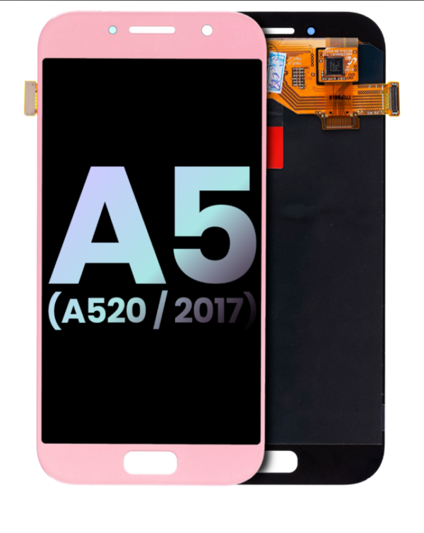 OLED Assembly Without Frame Compatible For Samsung Galaxy A5 (Service Pack) (A520 / 2017) (Pink)