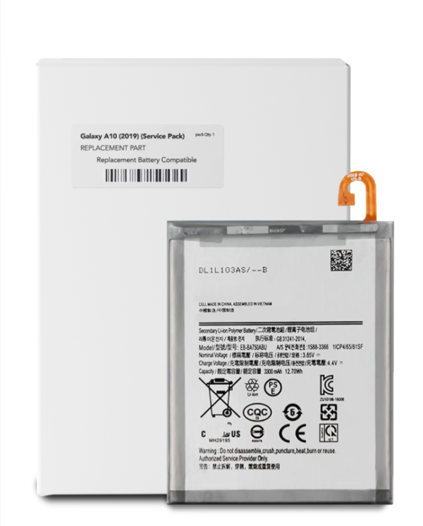 Replacement Battery Compatible For Samsung Galaxy A10 (A105 / 2019) (EB-BA750ABUN) (Service Pack)